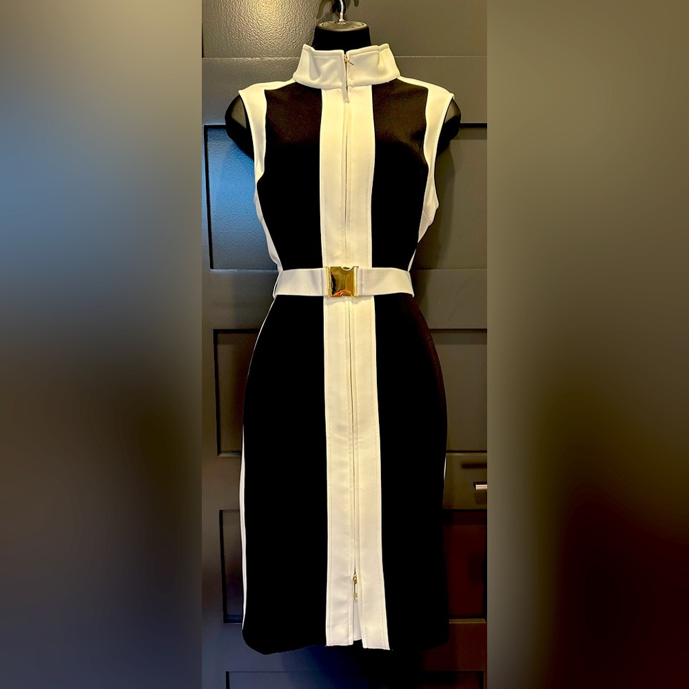 Women’s Tommy Hilfiger Navy & White dress, Size 8